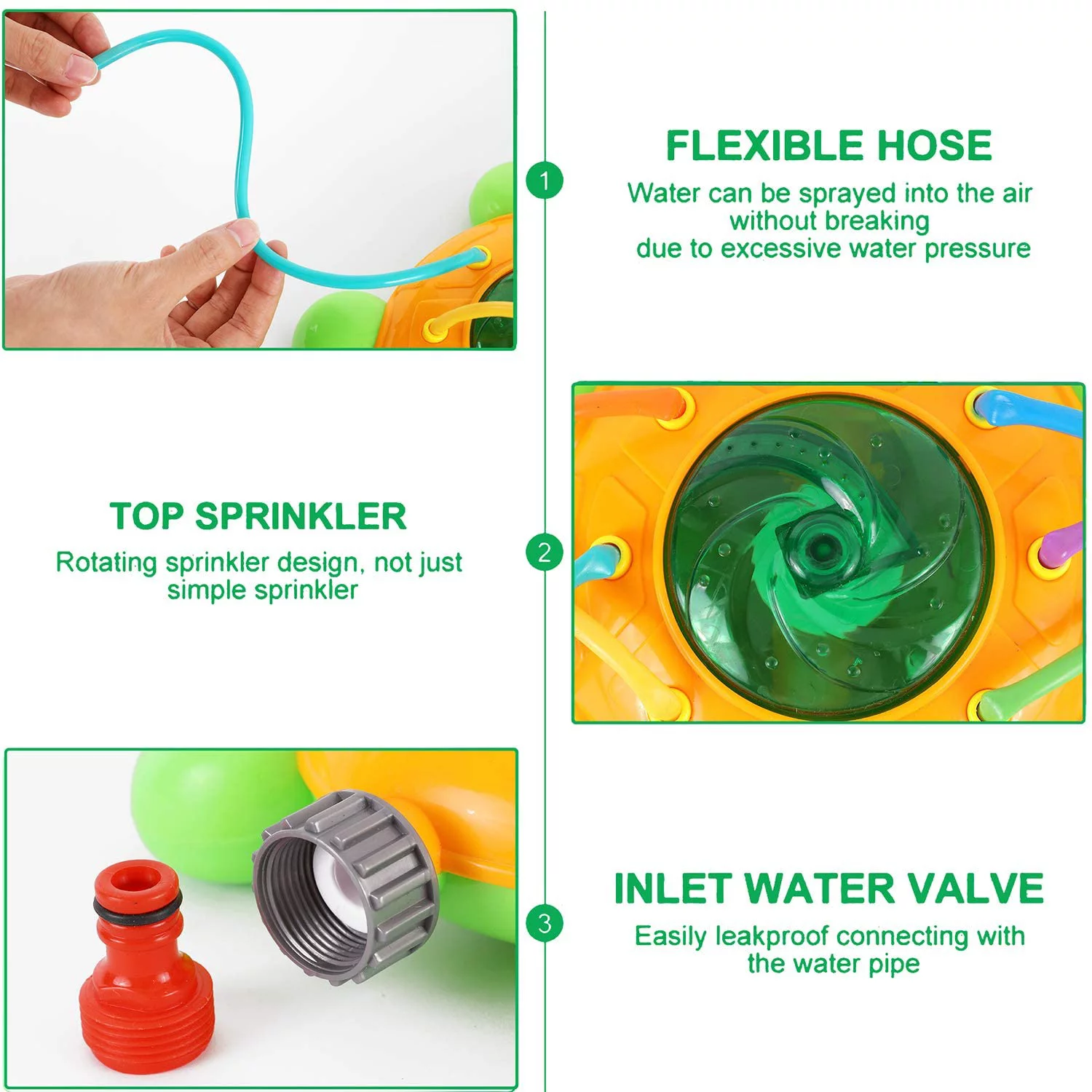 Water Sprinkler for Kids Water Toys