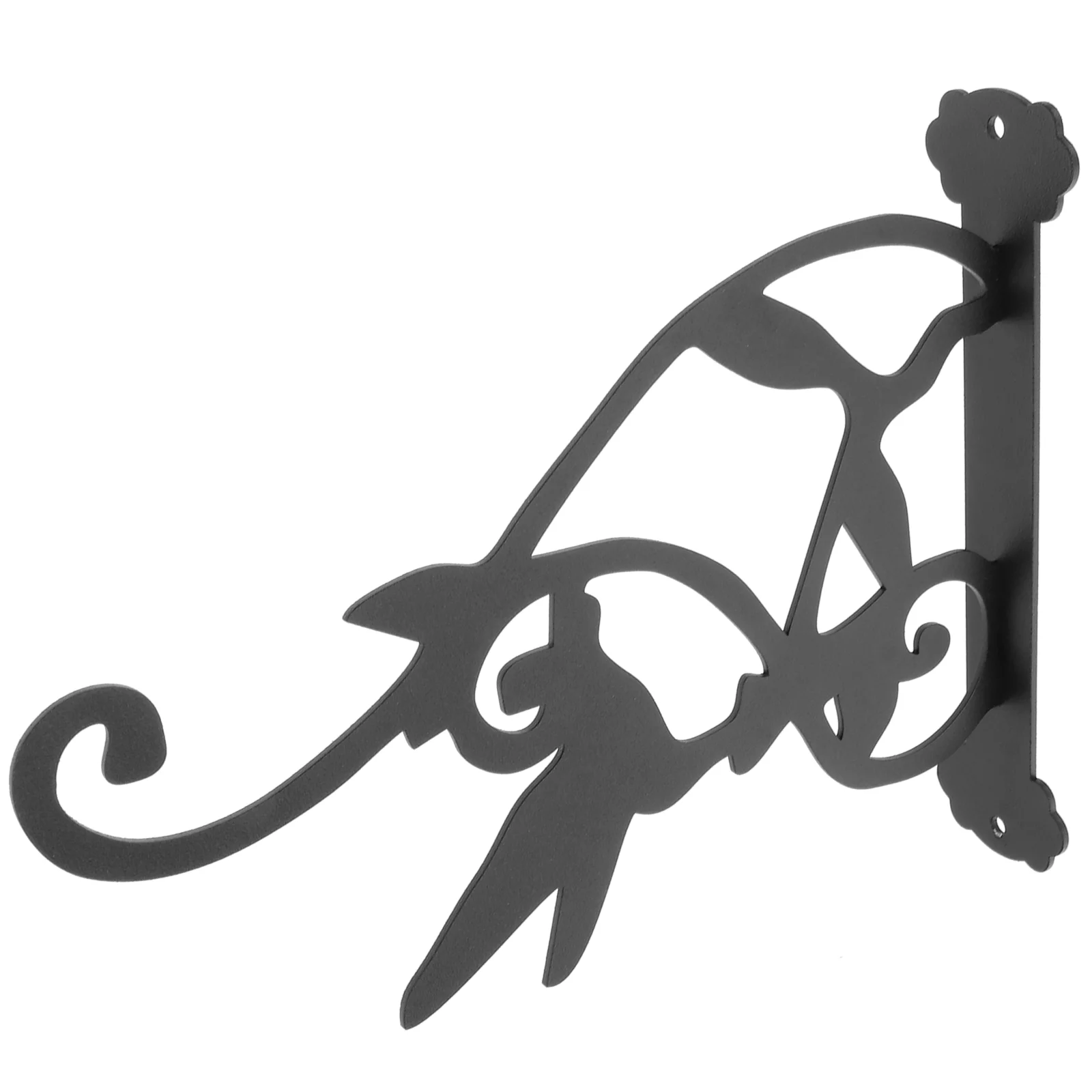 Cast Iron Hanging Basket Vintage Wall Hook Decorative Flower Pot Plant Hanger