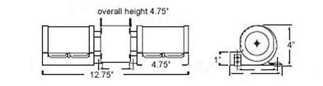 Low Profile Blower 150 CFM; 115 Volt (GFK-160A) # B160