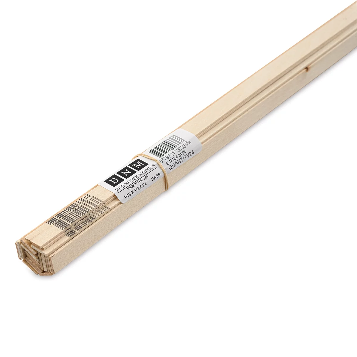 Bud Nosen Basswood Sticks - 1/16