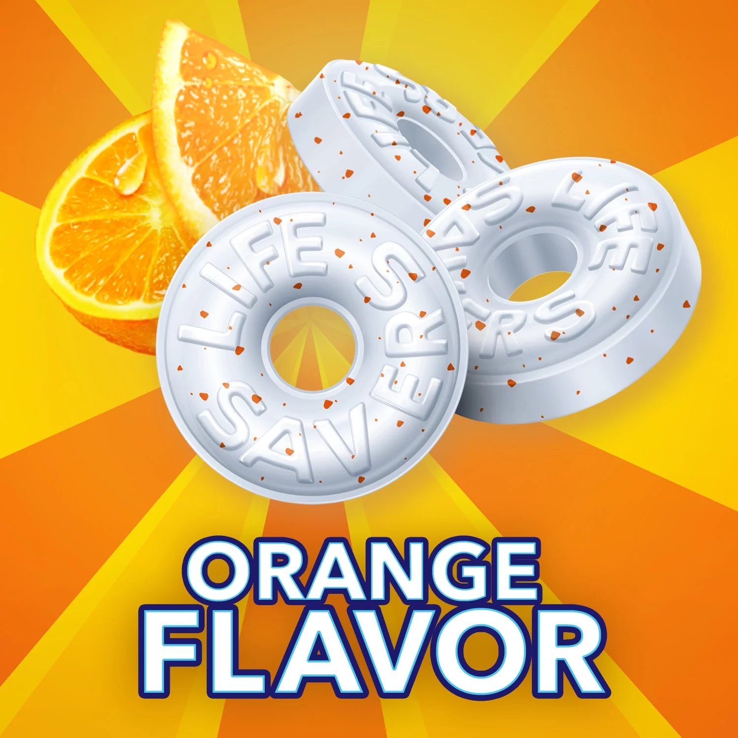 Life Savers Orange Breath Mint Hard Candy, Sharing Size - 14.5 oz Bag