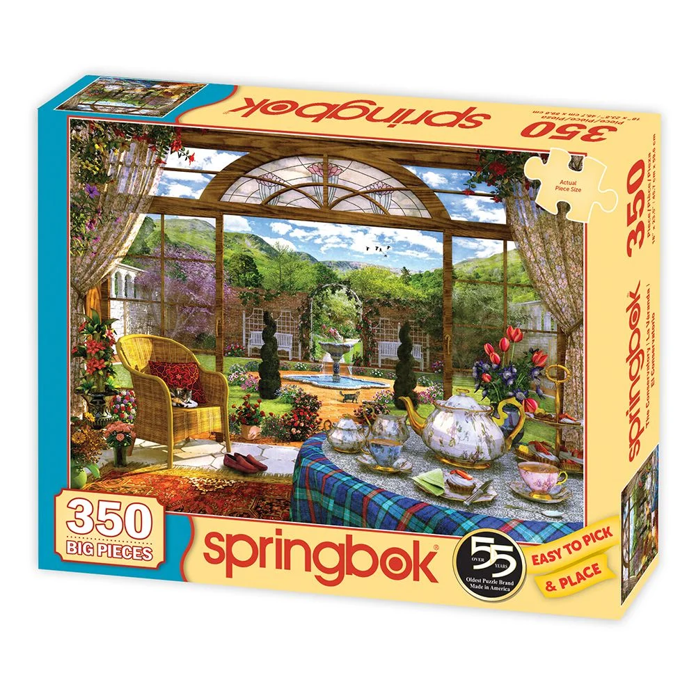 The Conservatory, a 350-piece Puzzle by Springbok