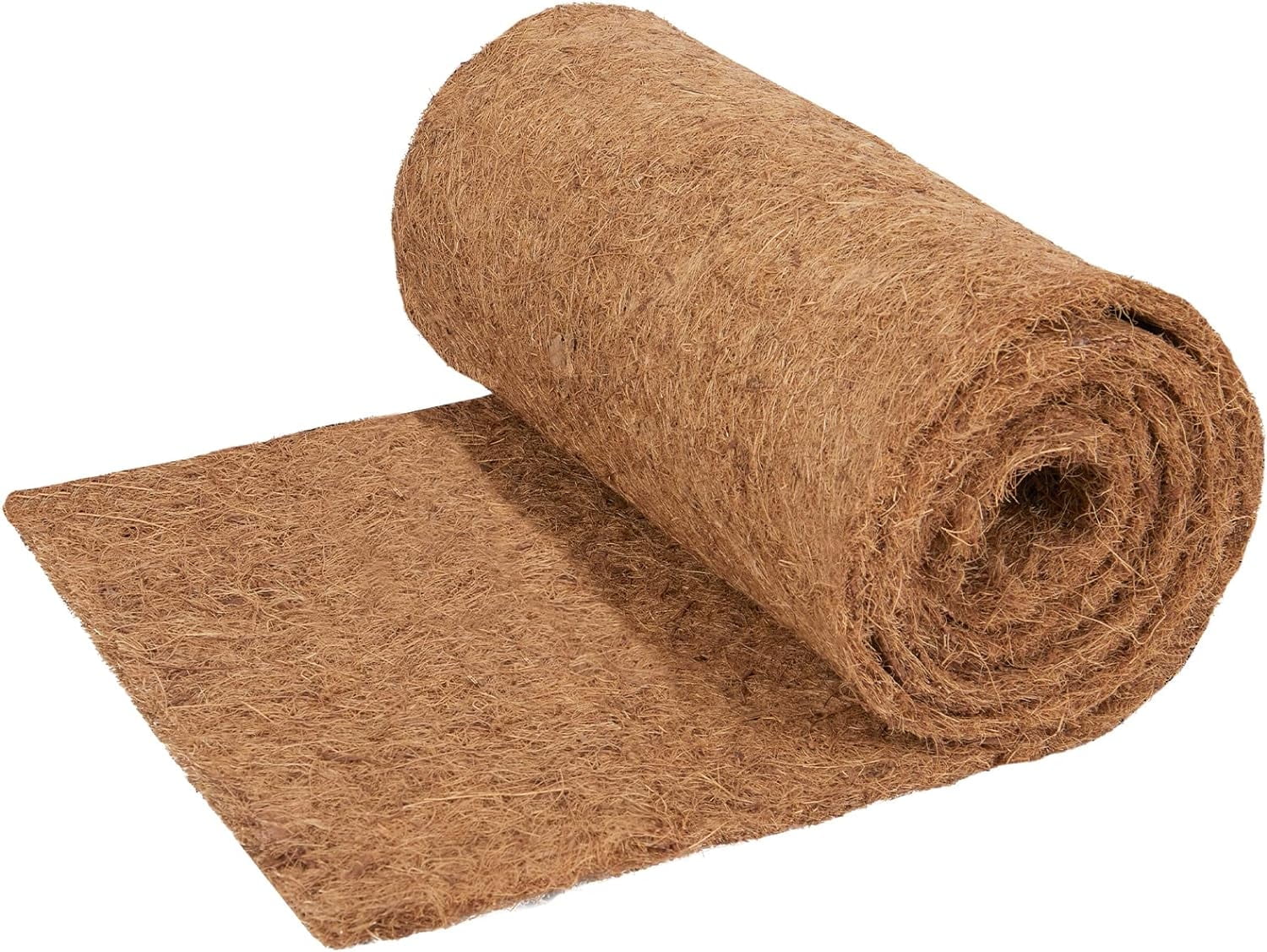 Coco Liner Roll 80x12 Inch, Natural Coconut Liners for Planters, Thick Coco Fiber Mat for Hanging Basket, Animal Mats and More, Easy to Cut