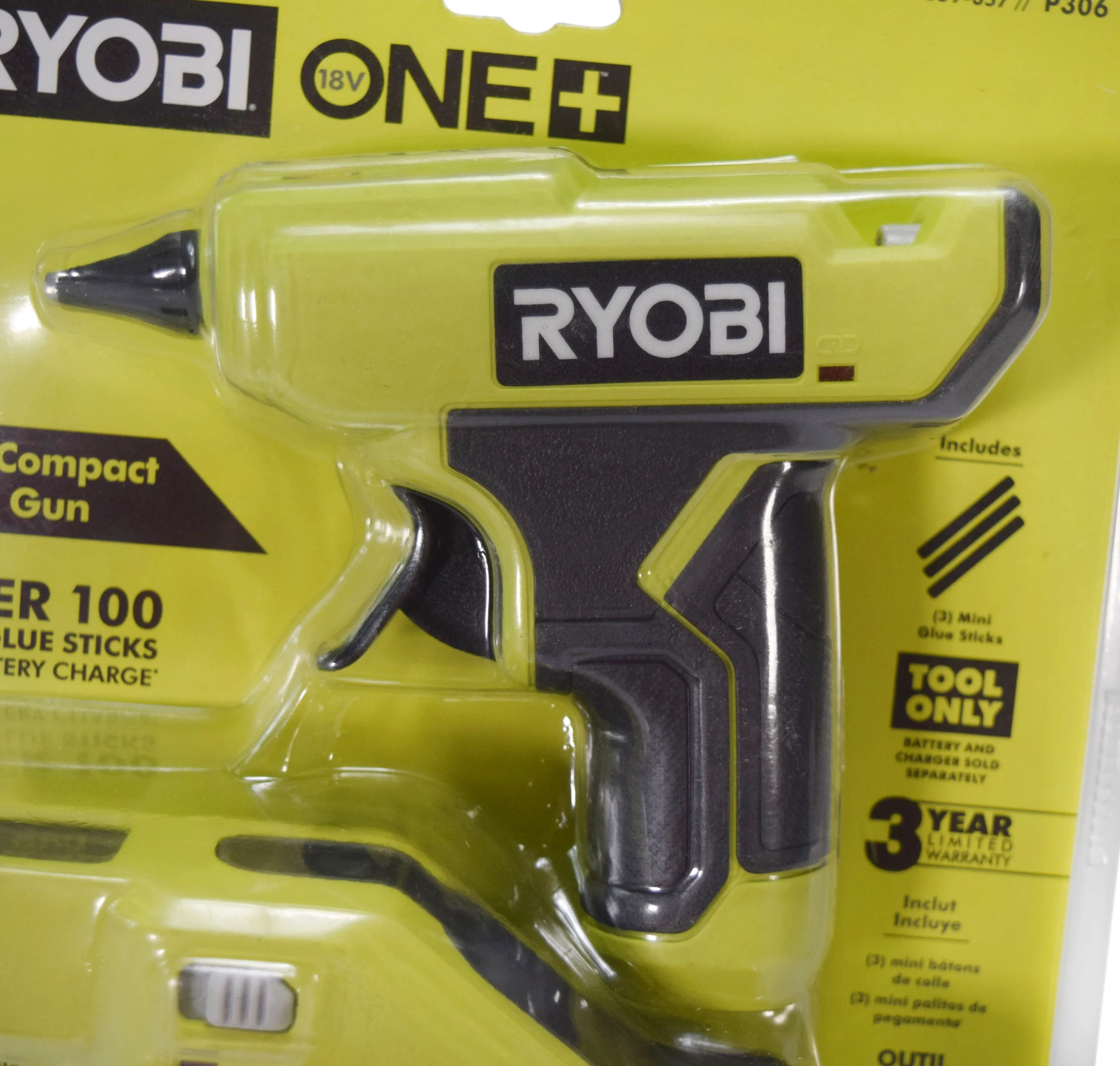 Ryobi ONE+ 18V Cordless Compact Glue Gun (Tool Only)