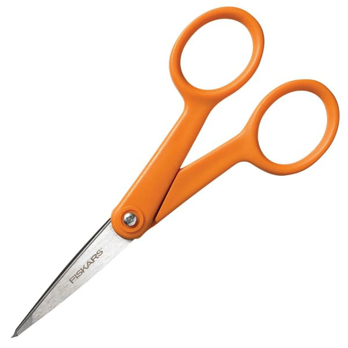 Fiskars 94817797 Micro-Tip Scissors, 5 Inch, Orange