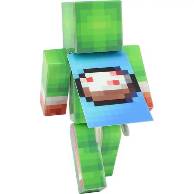 Green Big Mouth Guy Action Figure Toy, 4 Inch Custom Series Figurines by EnderToys