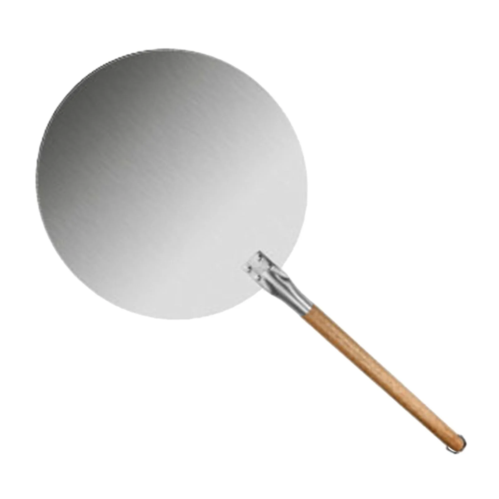TISHITA Stainless Steel Pizza Peel Pizza Paddle Oven Accessories Homemade Pizza Bread with Wooden Handle Metal for Pizza Cheese Bread S