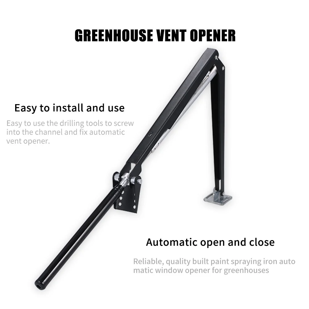 Automatic Vent Opener Greenhouse Windows Opener Auto Vent Opener Temperature Sensitive Paint Spraying Iron Single Spring Vent Opener