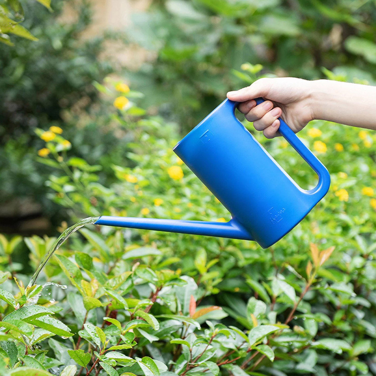 DYWADE 4Th of July Decor Long Mouth Watering Pot Watering Pot Garden Balcony Garden Watering Pot Household Children Watering Appliance Watering Pot Blue One Size