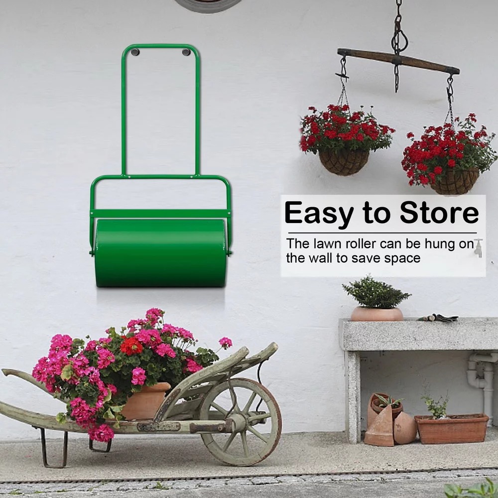 Lawn Roller with U-Handle - 30.87 - Ultimate Lawn Care Companion