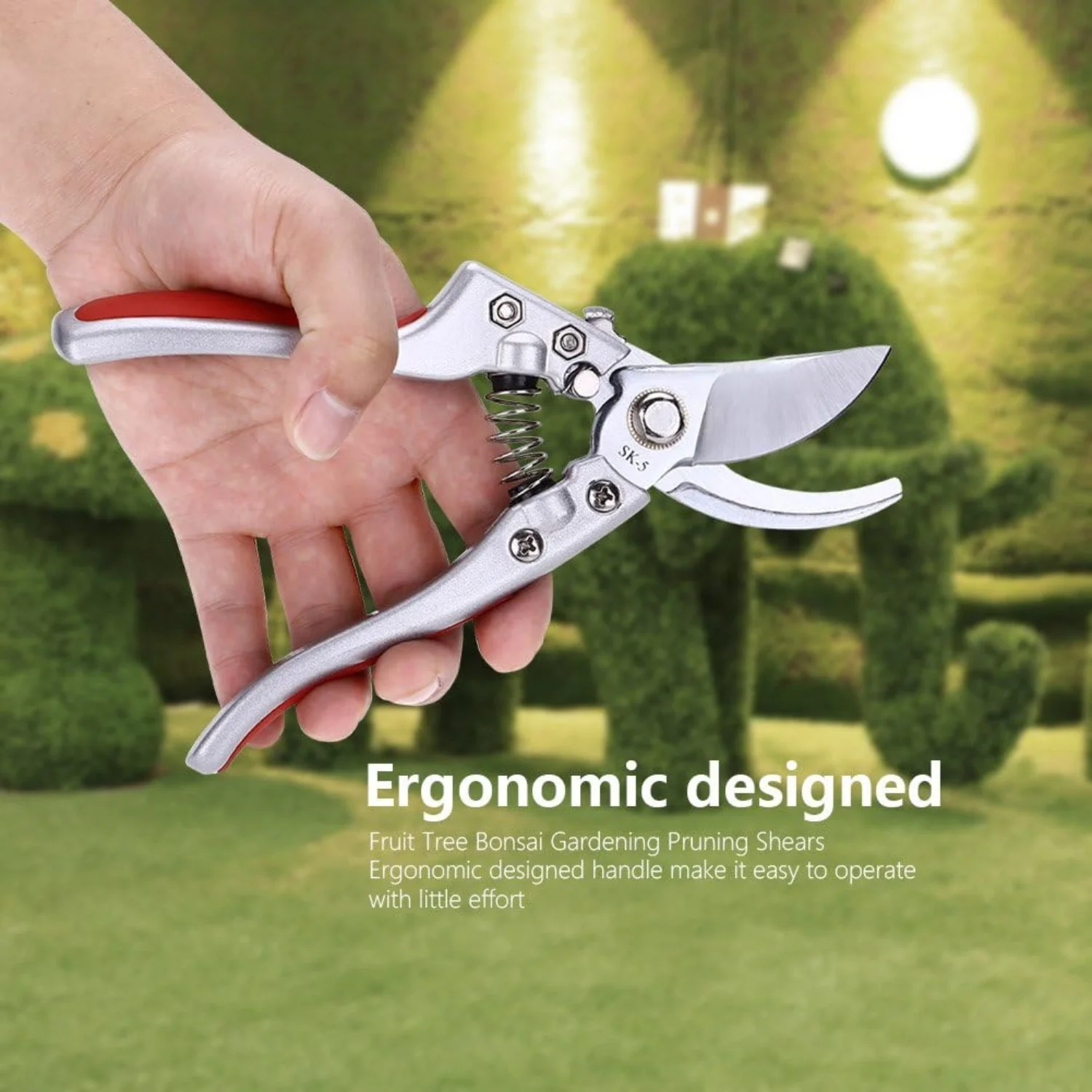Fruit Tree  Gardening Pruning Shears Effort-Saving Pruners Scissors Hand Tools Professional Sharp Pruning Shears Tree Trimmers Secateurs Hand Pruner Garden Shears Clippers