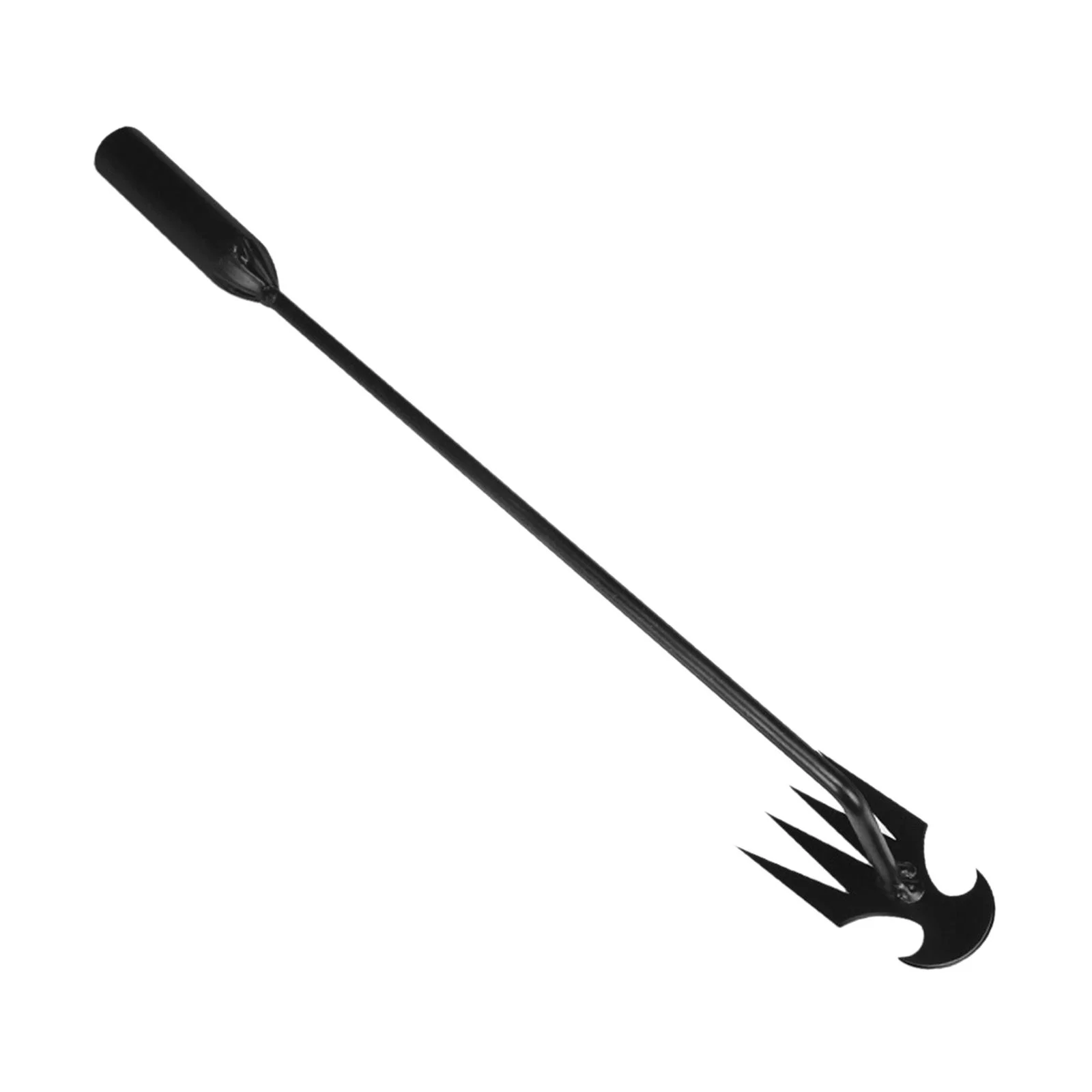 Garden Rake ing Tool Hand Hoe Remover Heavy Duty Hollow Hoe and Rake Carbon Steel for Gardening Work Lovers Black 50cm