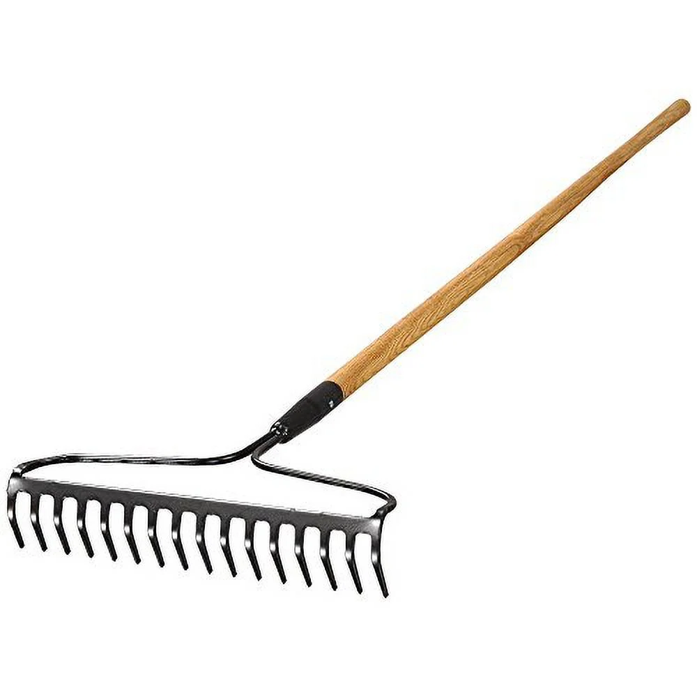 A.M. Leonard Bow Rake with Ash Handle - 16.5 Inches/16 Tines