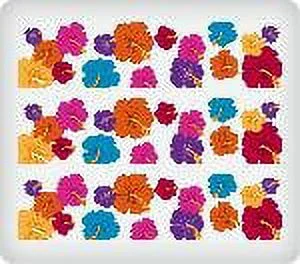 Hibiscus Flowers  Edible Frosting Image Cake Border Strips