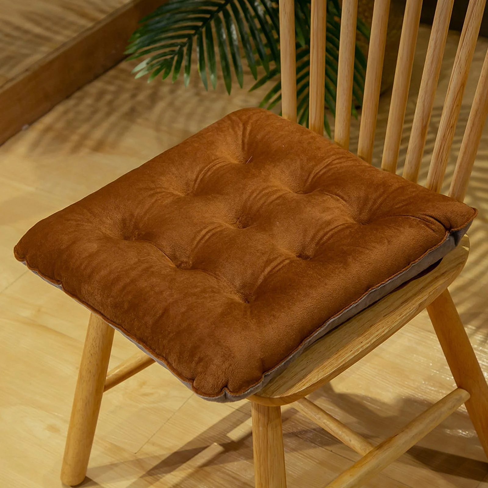 Namzi Seat Cushion Garden Patio Home Kitchen Office Thicken Comfy Seat Cushion, coffee 16