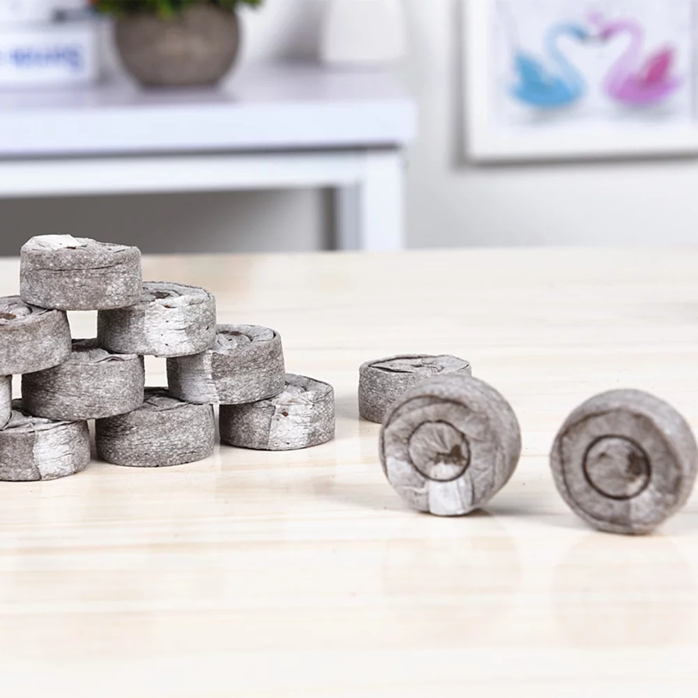 10pcs Jiffy Peat Pellets Seedling Soil Block Starting Plugs Seeds Starter