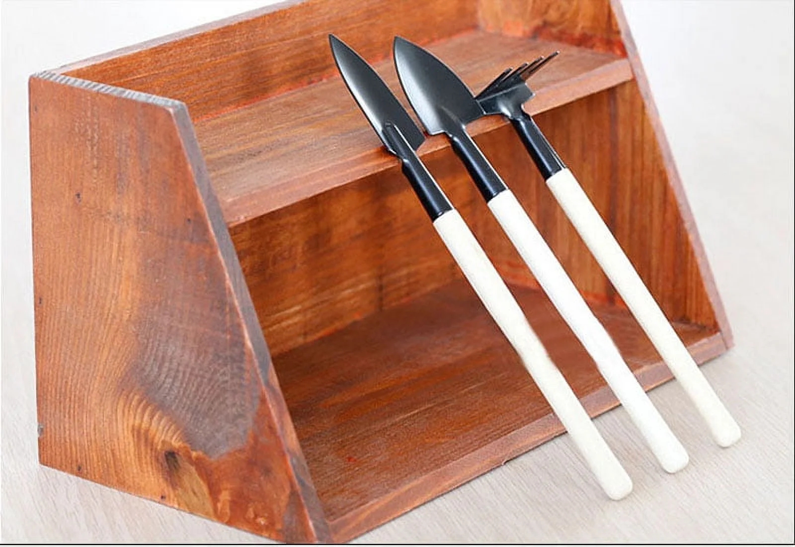 BOLUOYI 4Th of July Indoor 1Set Small Shovel Rake Spade Wood Handle Metal Head Kids Tool