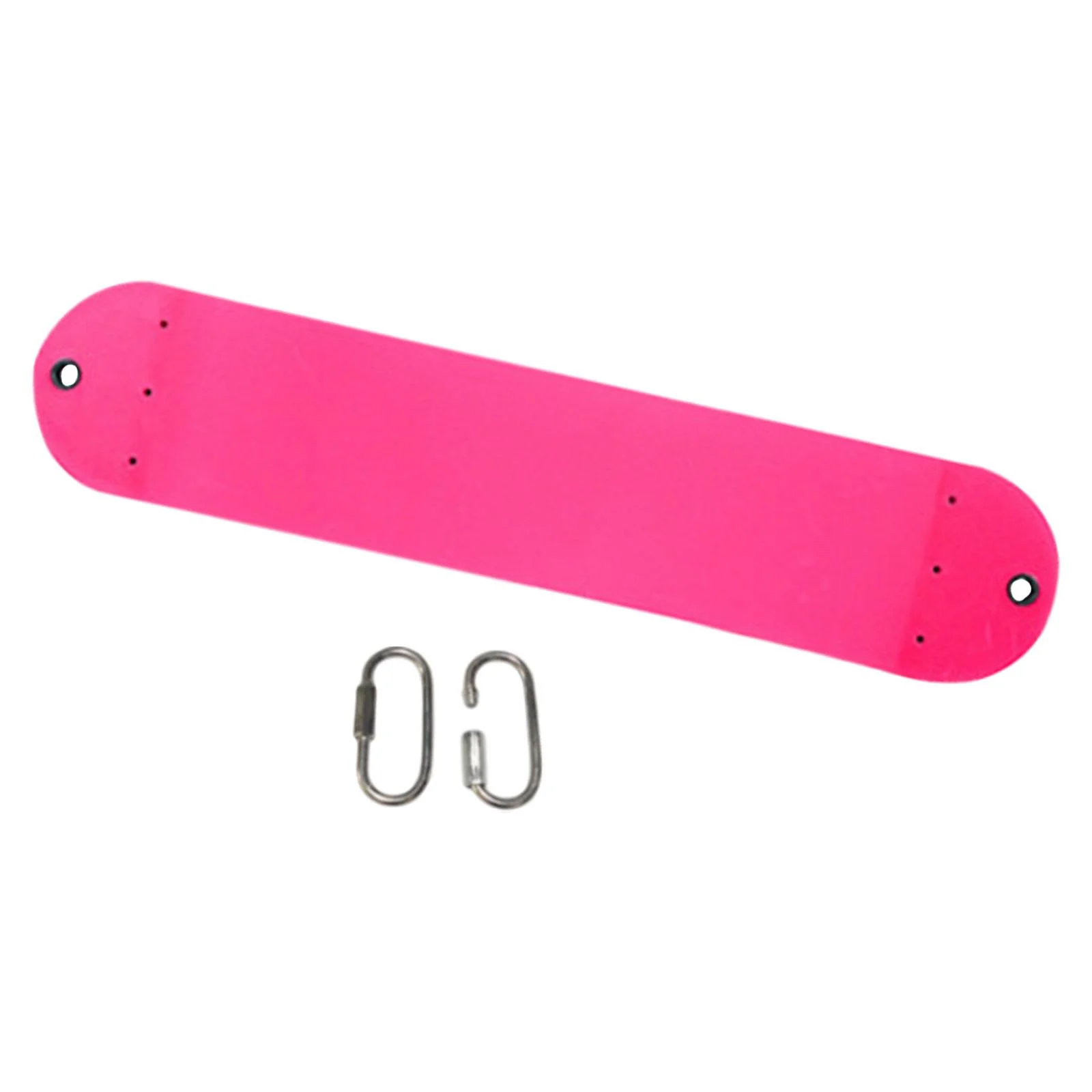 Heavy Duty Kids Swing Set Swing Chair Durable for Outdoor Garden Adults Pink Snap Hook