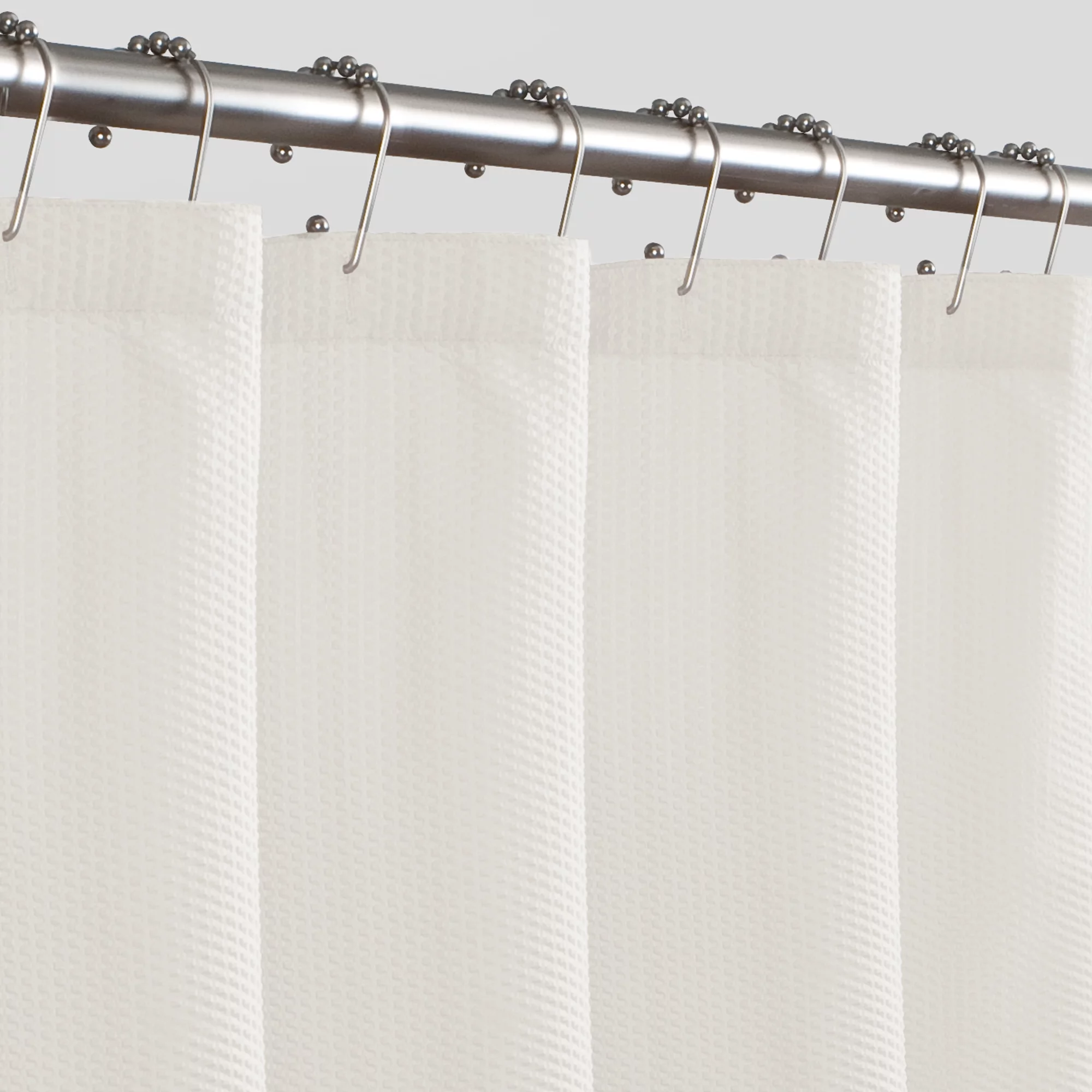 Zenna Home Norwich Water Repellent Fabric Shower Curtain Liner, 70