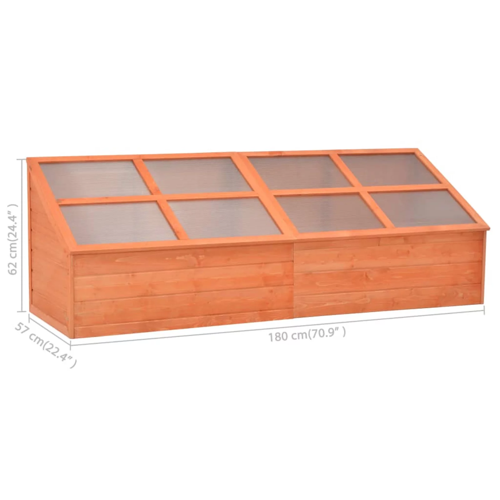 Suzicca Greenhouse Wood 70.9