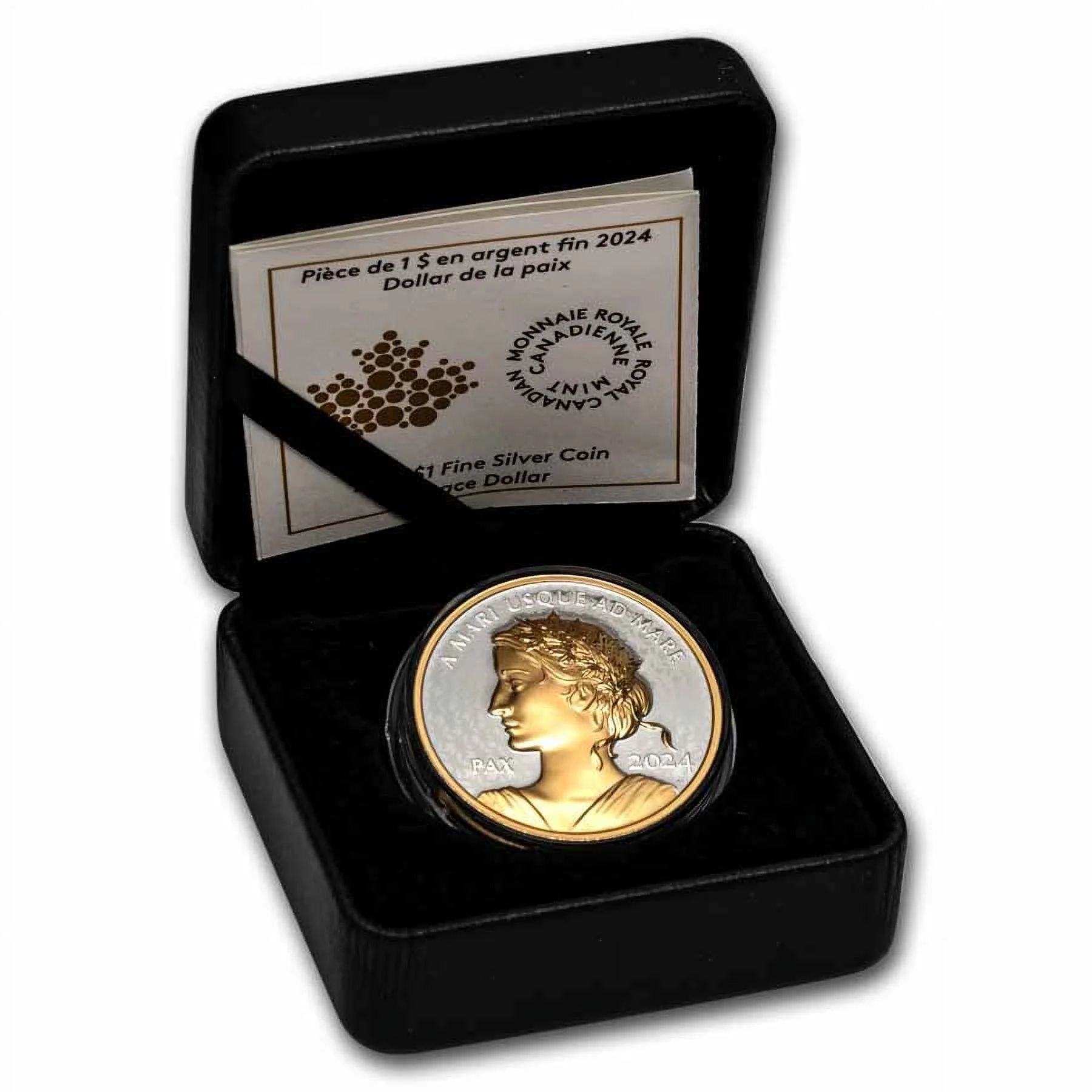 2024 Canada 1 oz Silver $1 Peace Dollar Proof (UHR)