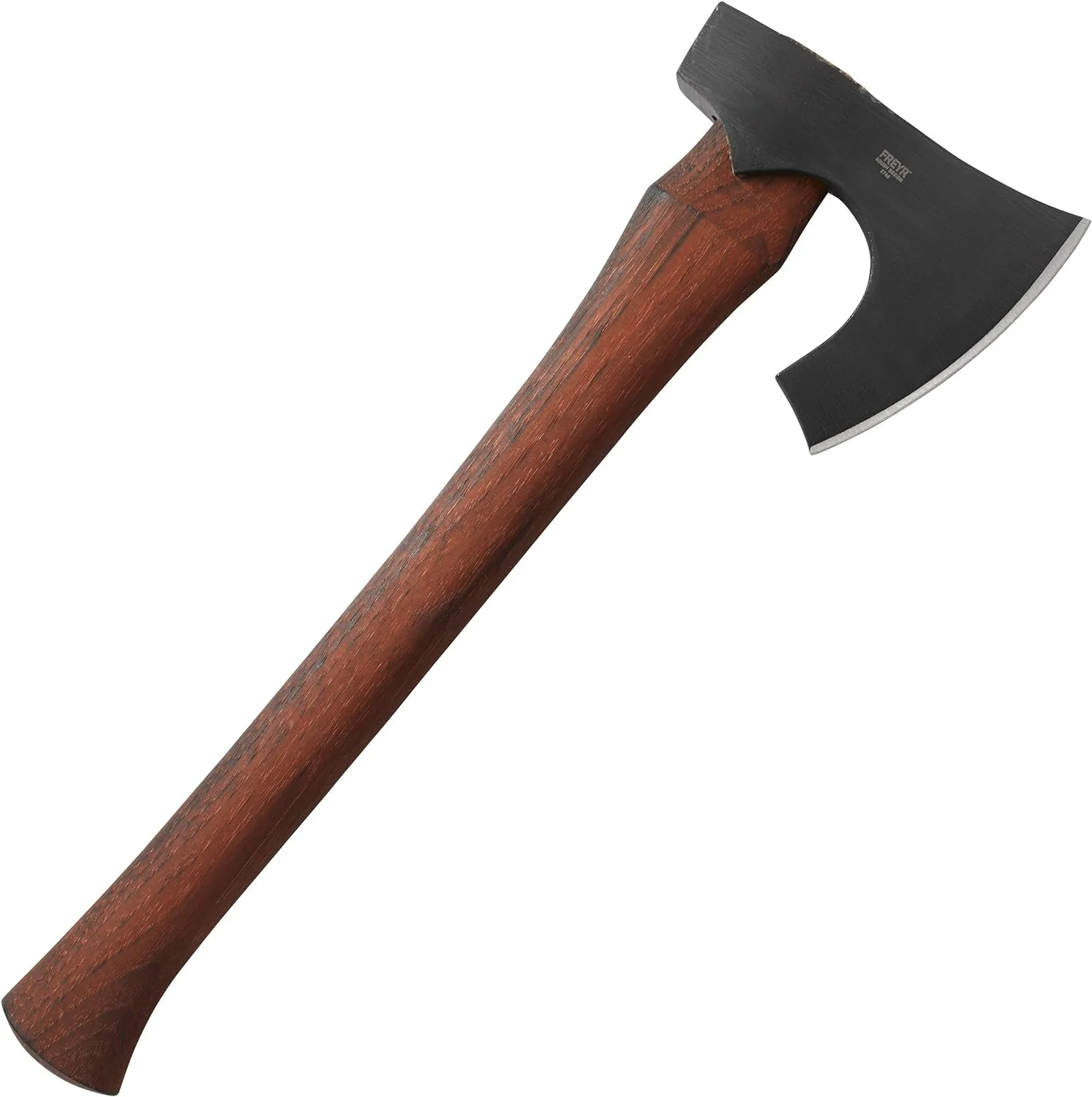 Freyr Axe: Outdoor Axe With Deep Beard Design, Forged Carbon Steel Blade, And Hickory Wooden Handle 2746