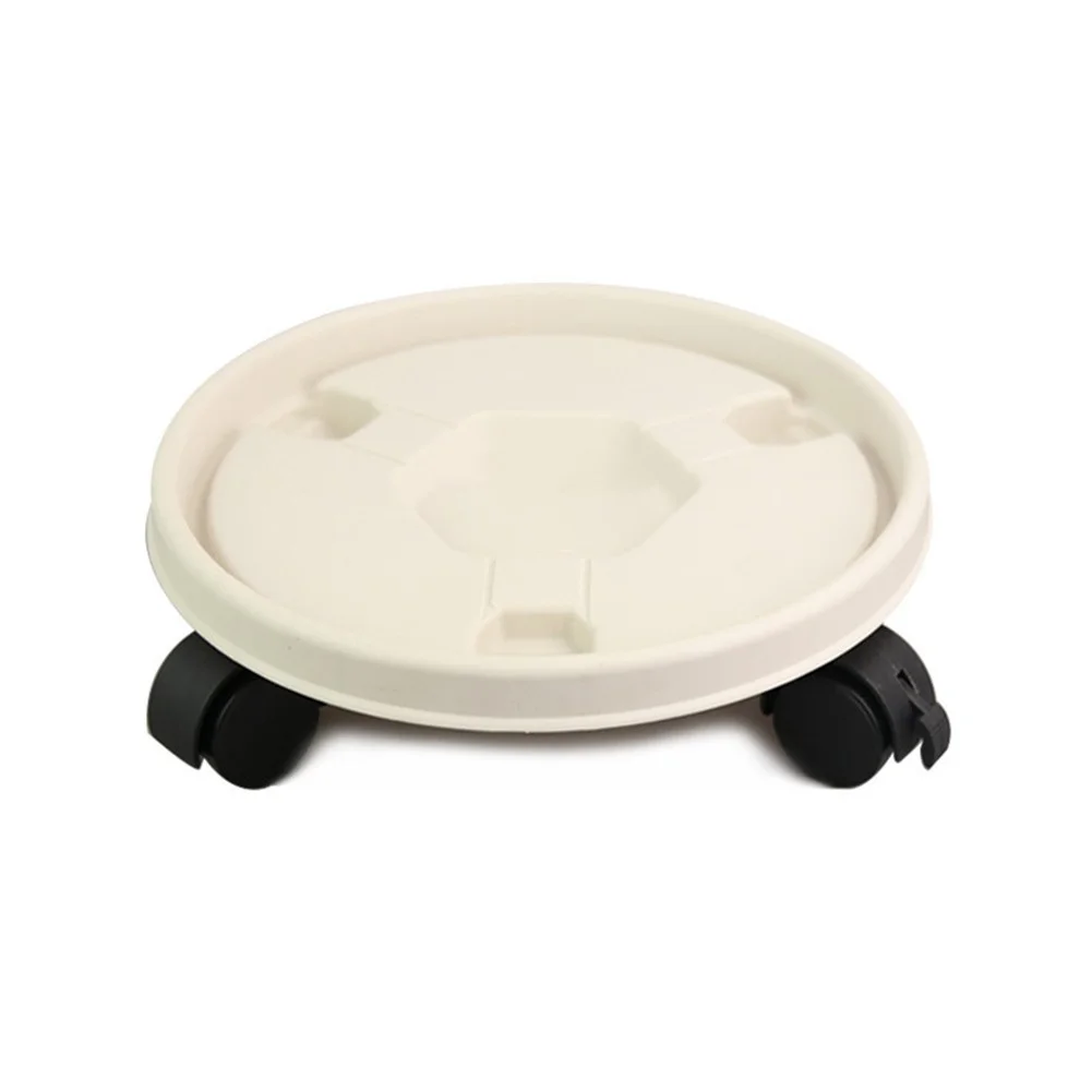 260mm Plant Mover with Wheels Plant Support Roller Flower Pot Base Movable Tray