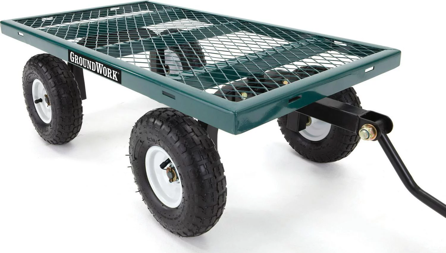 GroundWork 800 lb. Capacity Steel Garden Cart