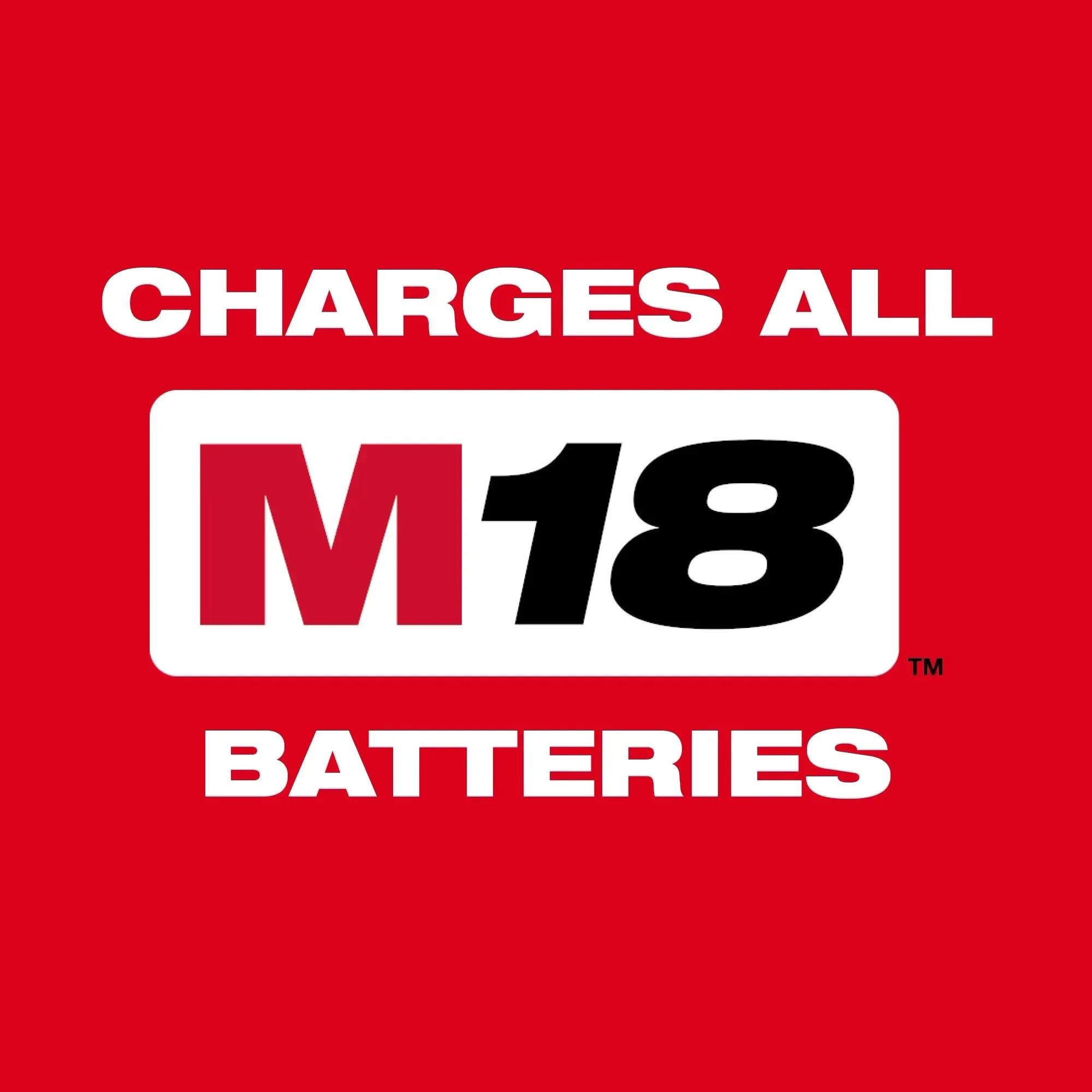 Milwaukee Tool #48-59-1815 M18 Two Bay Simultaneous Super Battery Charger with CHARGE ADAPT, COOL-CYCLE, and REDLINK