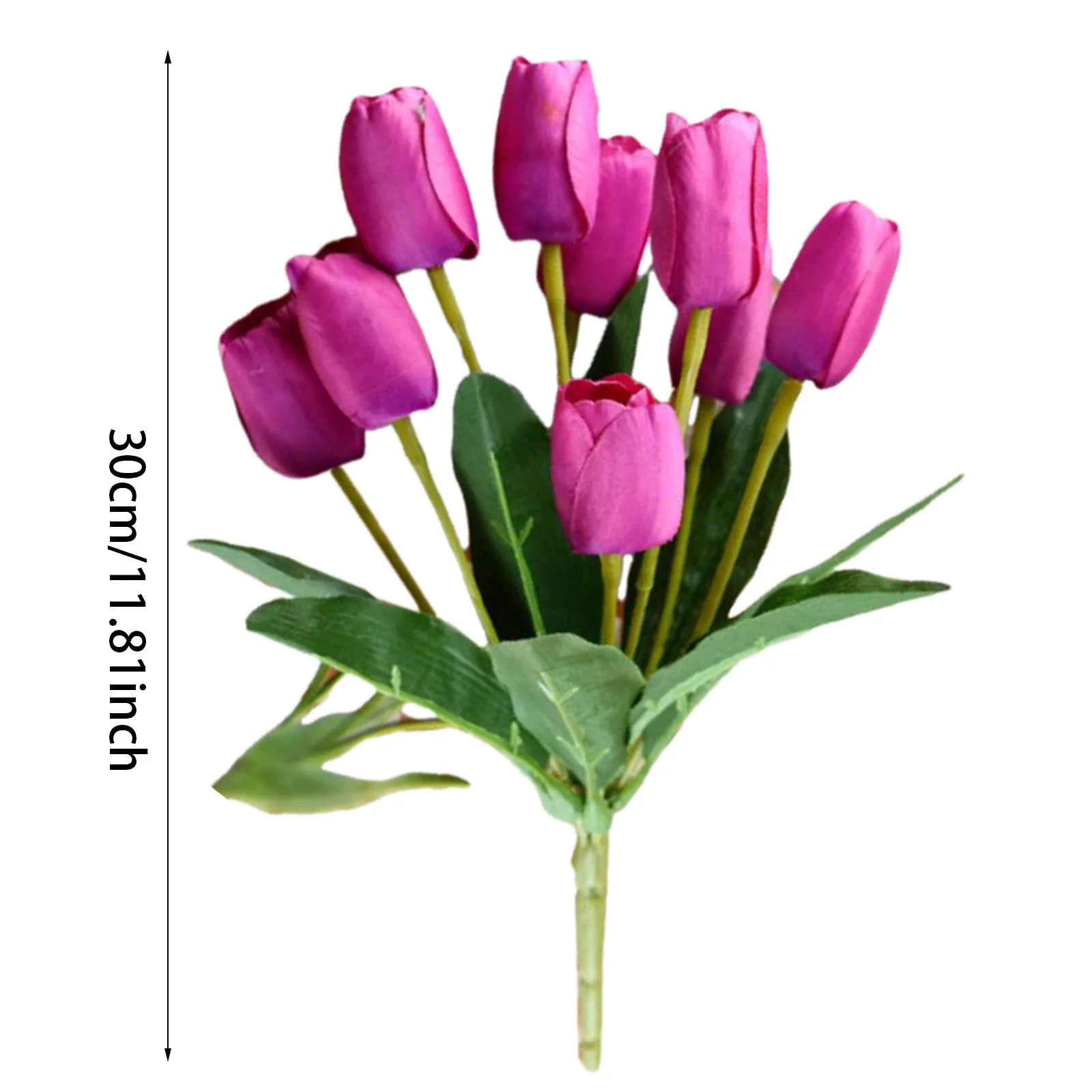 HALJEN Artificial Indoor Small Trailing Single Flower Flower Decoration Flower 9 Head Flower Bouquet Silk Flower Bouquet