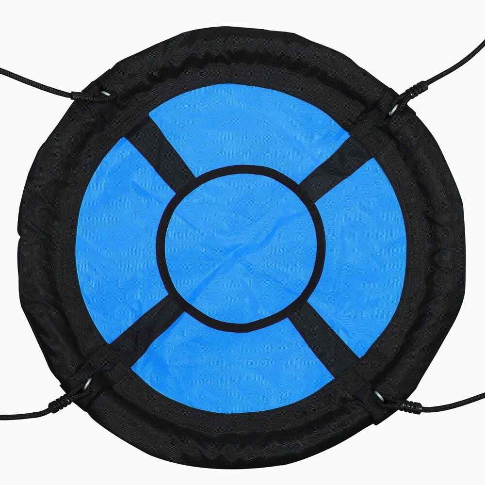 Adult Kids Giant Playground Backyard Home Nest PE Rope Web Swing Tree Net Saucer