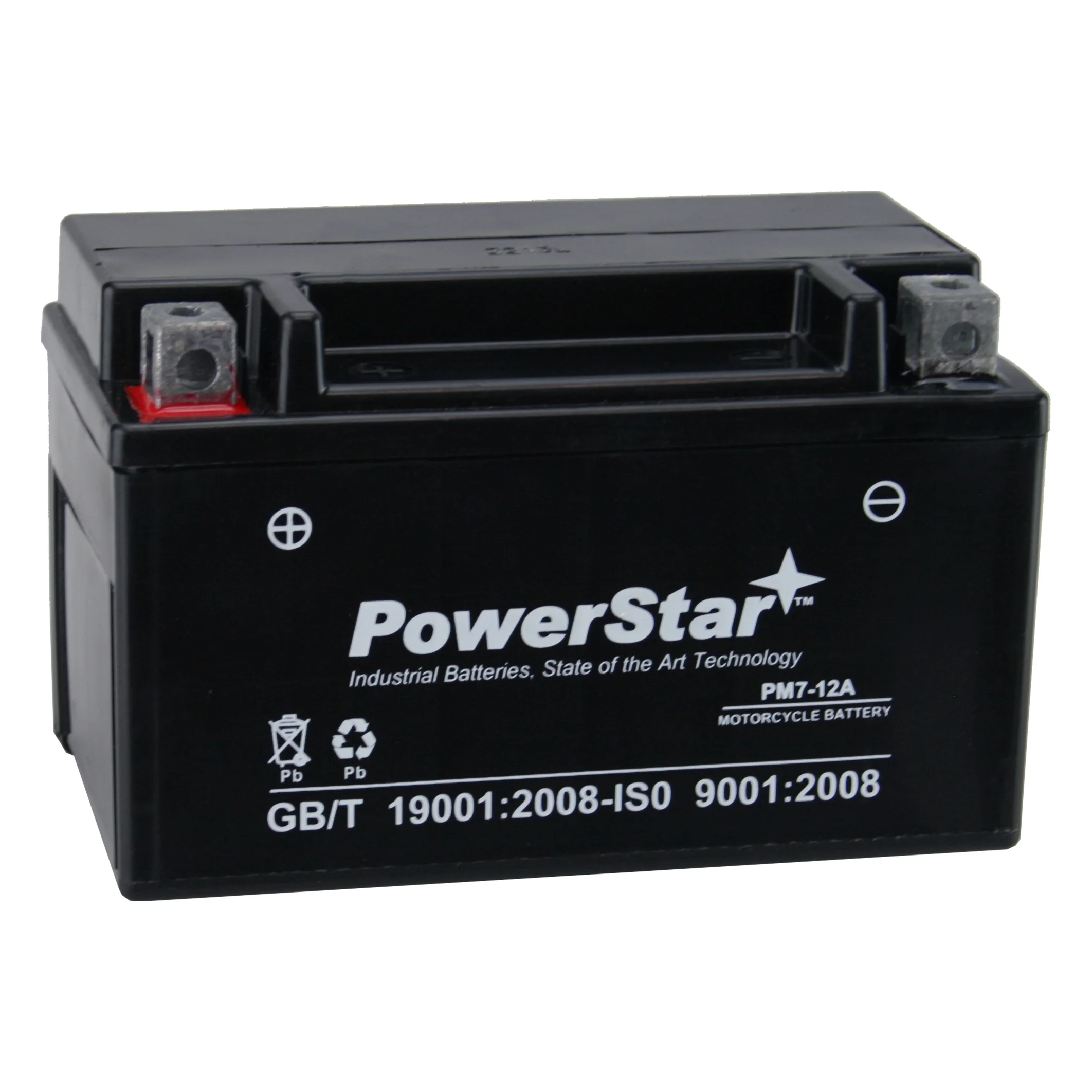 YTX7A-BS Scooter Battery for Yamaha YJ125T Vino 125 125CC 04-'09 by PowerStar