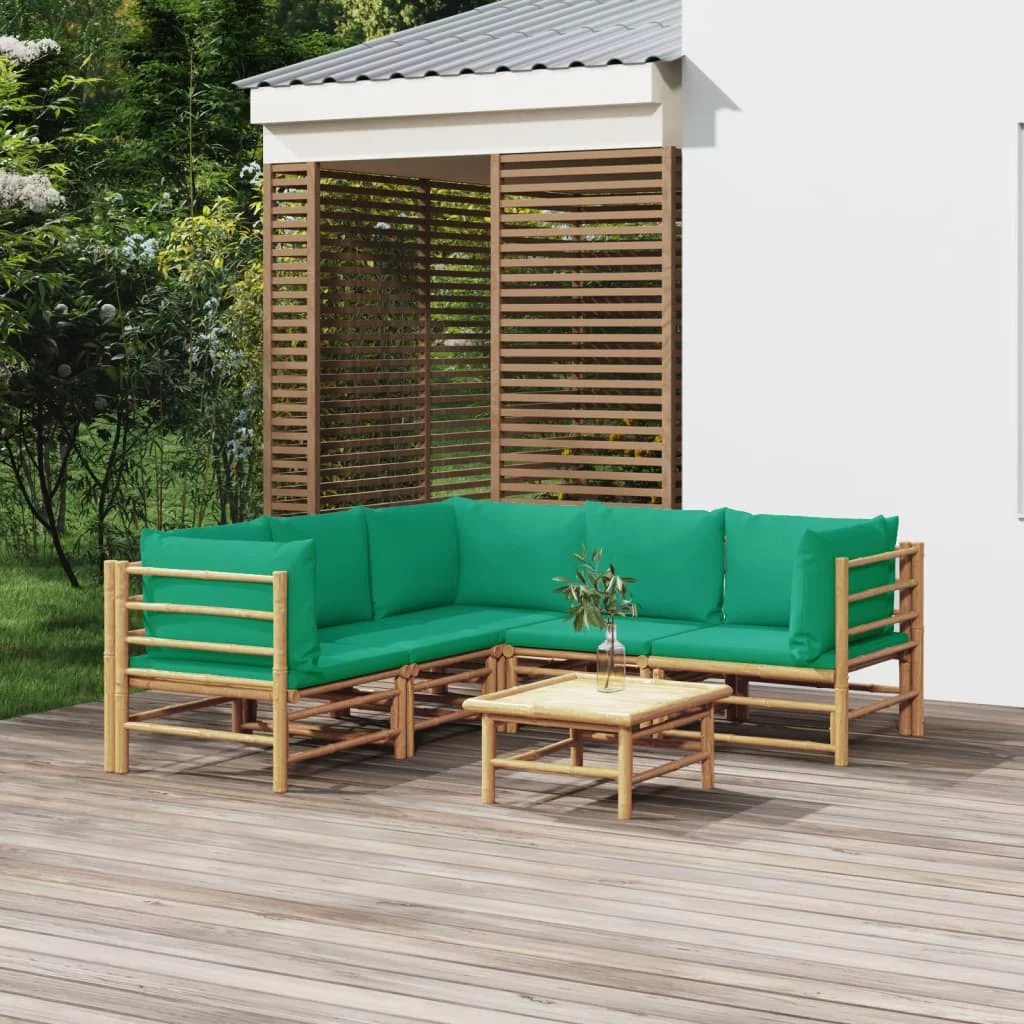Andoer parcel,Piece Patio Set Patio Furniture 6 Piece Patio Set With Set With CushionsPatio 3155156 Cushioned 2 Middle Vidaxl Set Balcony Poolside Sofa Set Conversation And Table Sofa Zeyuan