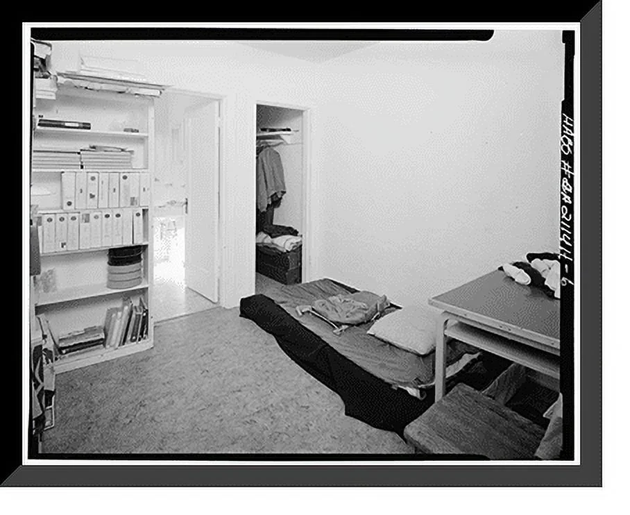 Historic Framed Print, Lassen Volcanic National Park, Manzanita Ranger Residence, Mineral vicinity, Tehama County, CA - 6, 17-7/8