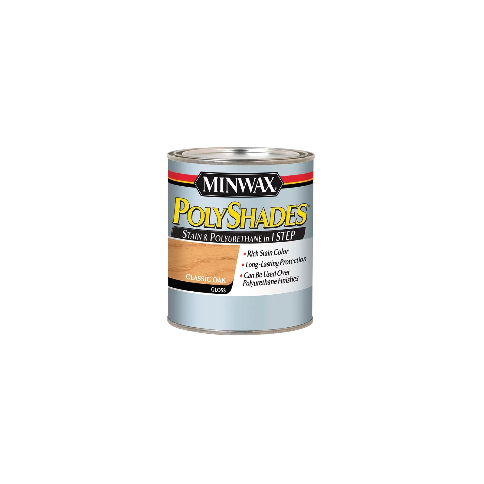 Minwax PolyShades, Gloss, Classic Oak, 1 Quart
