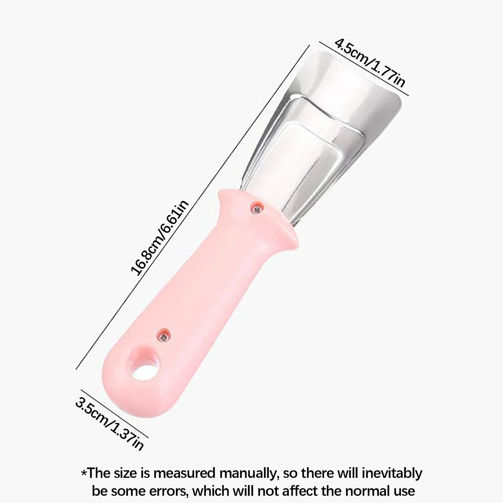 BadyminCSL Household Stainless Steel Deicing Shovel Refrigerator Deicer Cleaning Gadget Ice Shovel Defrosting Shovel