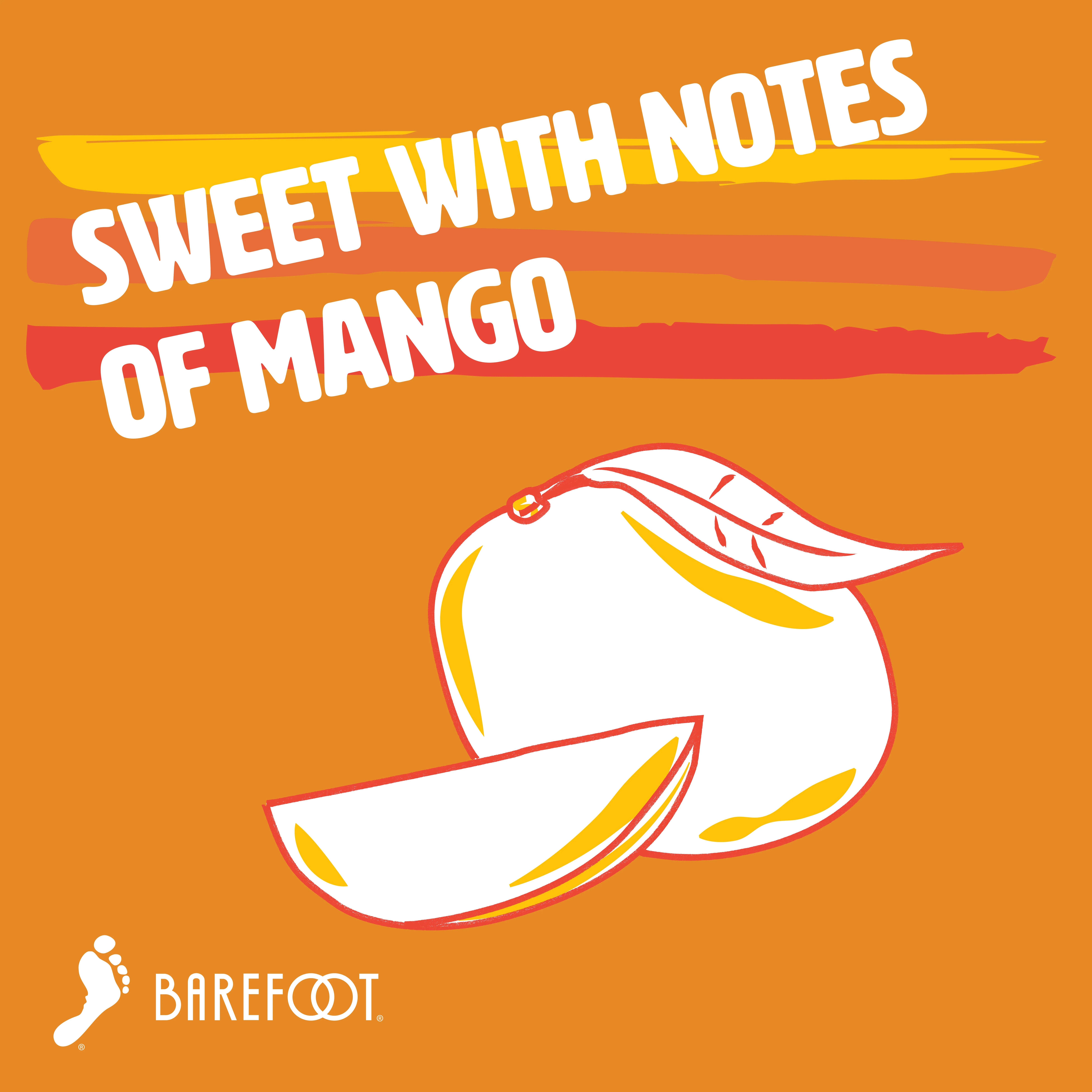 Barefoot Fruitscato Mango Moscato White Wine, 1.5L Bottle