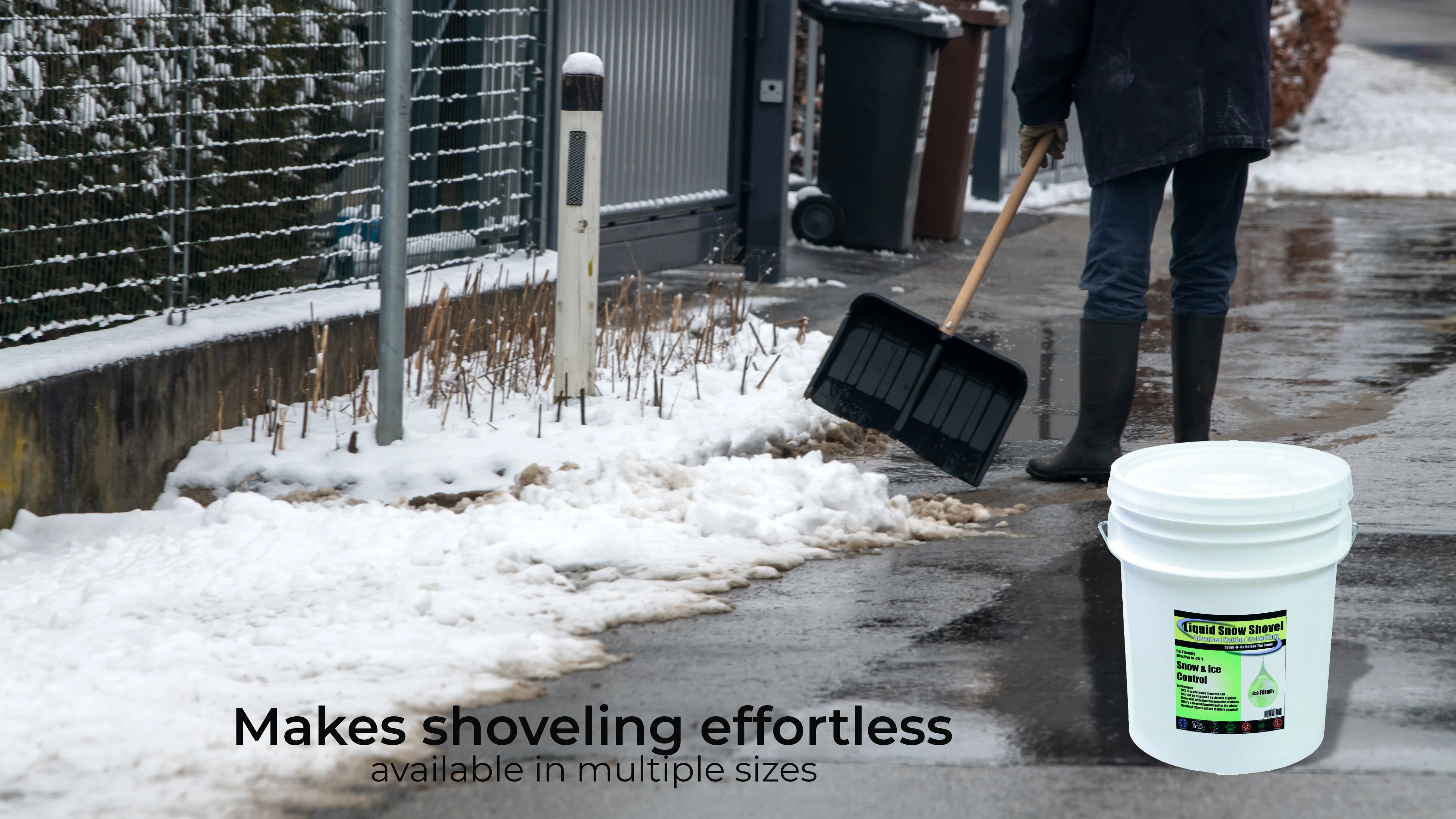 Liquid Snow Shovel 5 Gallon Pail