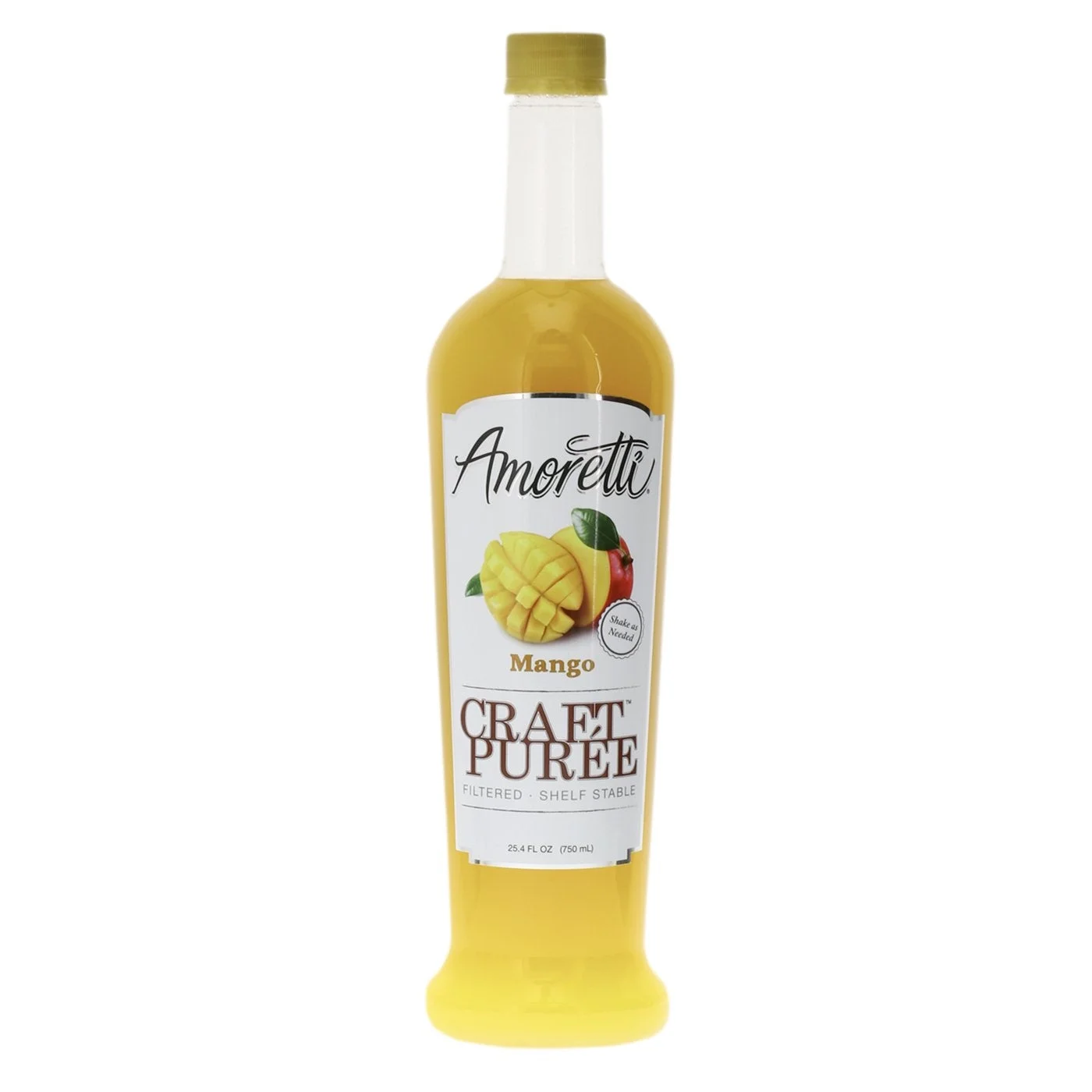 Amoretti - Mango Craft Puree® 9 lbs - Perfect for Brewing, Cocktails, and other Beverages, Made of Real Fruit, No Preservatives, Filtered, Super Concentrated, Fully Pasteurized, TTB Registered