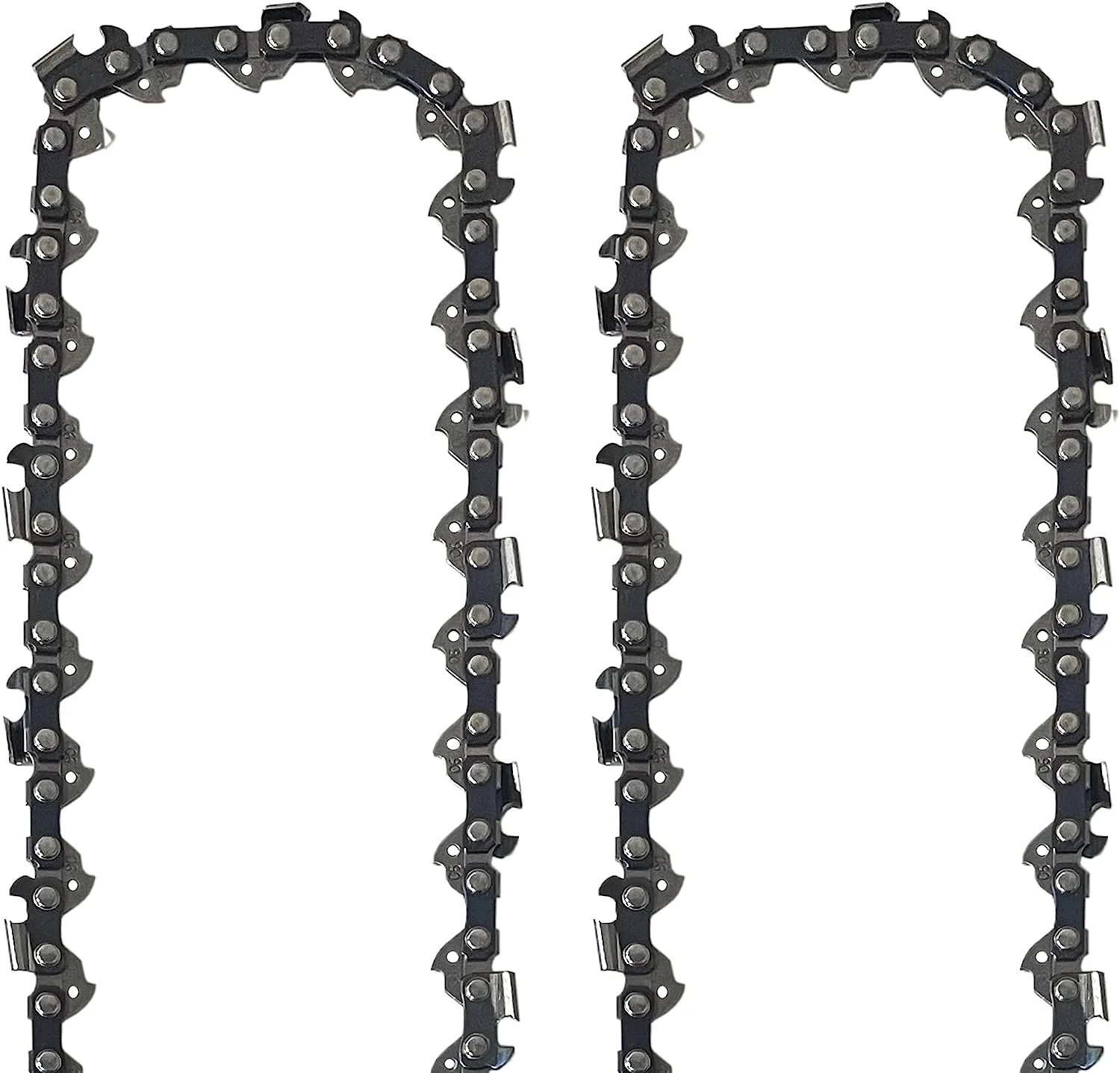 Opuladuo 2PC 16'' Chainsaw Chain for Husqvarna 135, 240, 120 Mark II, Replacement Chain for WEN 4017, 40417, 40417BT Chain Saw and More(3/8