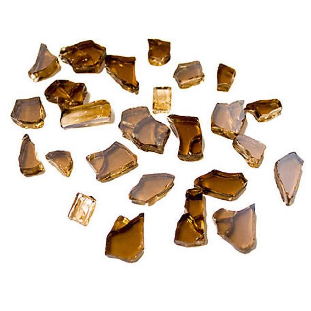 Reflective Fire Pit Glass, Copper