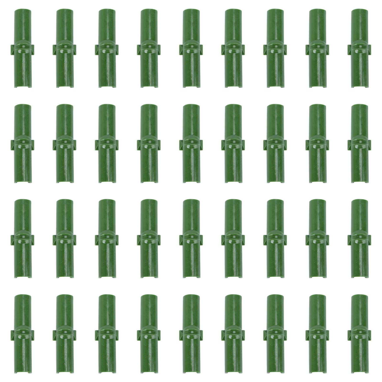 Gongxipen 50Pcs Greenhouse Pipe Buckle Plant Cover Netting Tunnel Buckle (11mm)