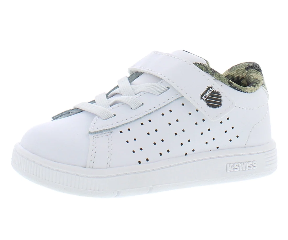 K-Swiss Court Casper Vlc Baby Boys Shoes Size 6, Color: White