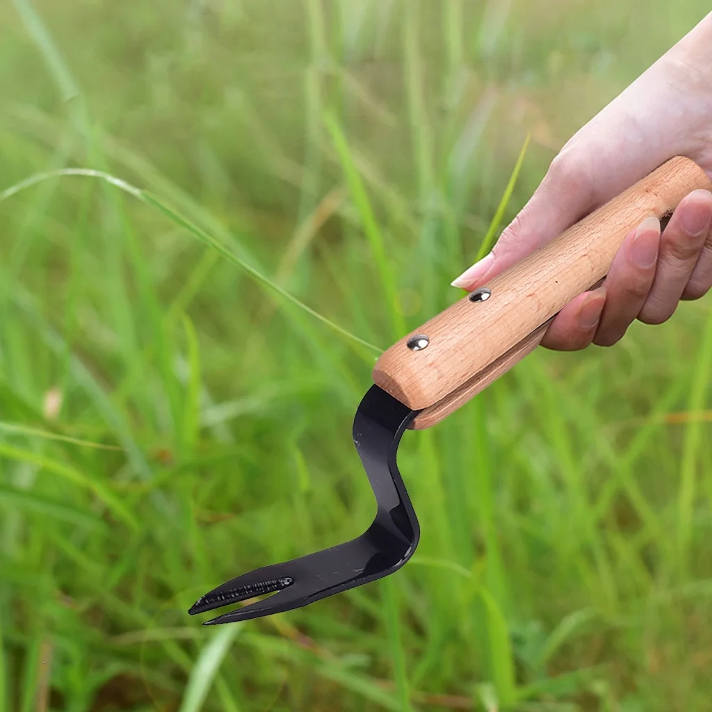 Tool Garden Outdoor Removal Stainless Steel Digging Lawn Multifunction Weeder Stainless Angle Trim