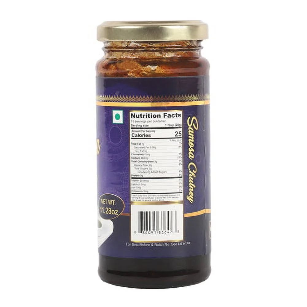TAJ Gourmet Samosa Chutney, (Special Tamarind Spice Blend), 320g (11.2oz)