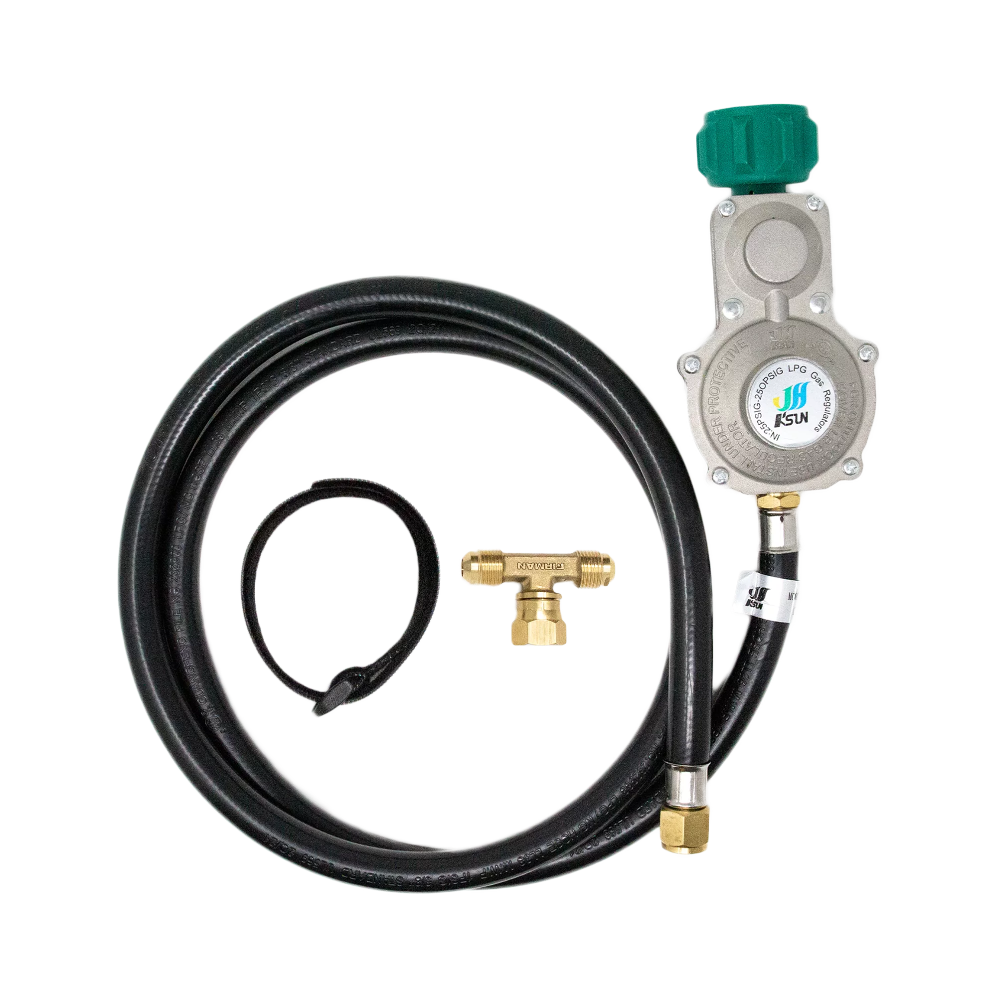 FIRMAN 1810 5' LP Tank Hose with 3-way fitting