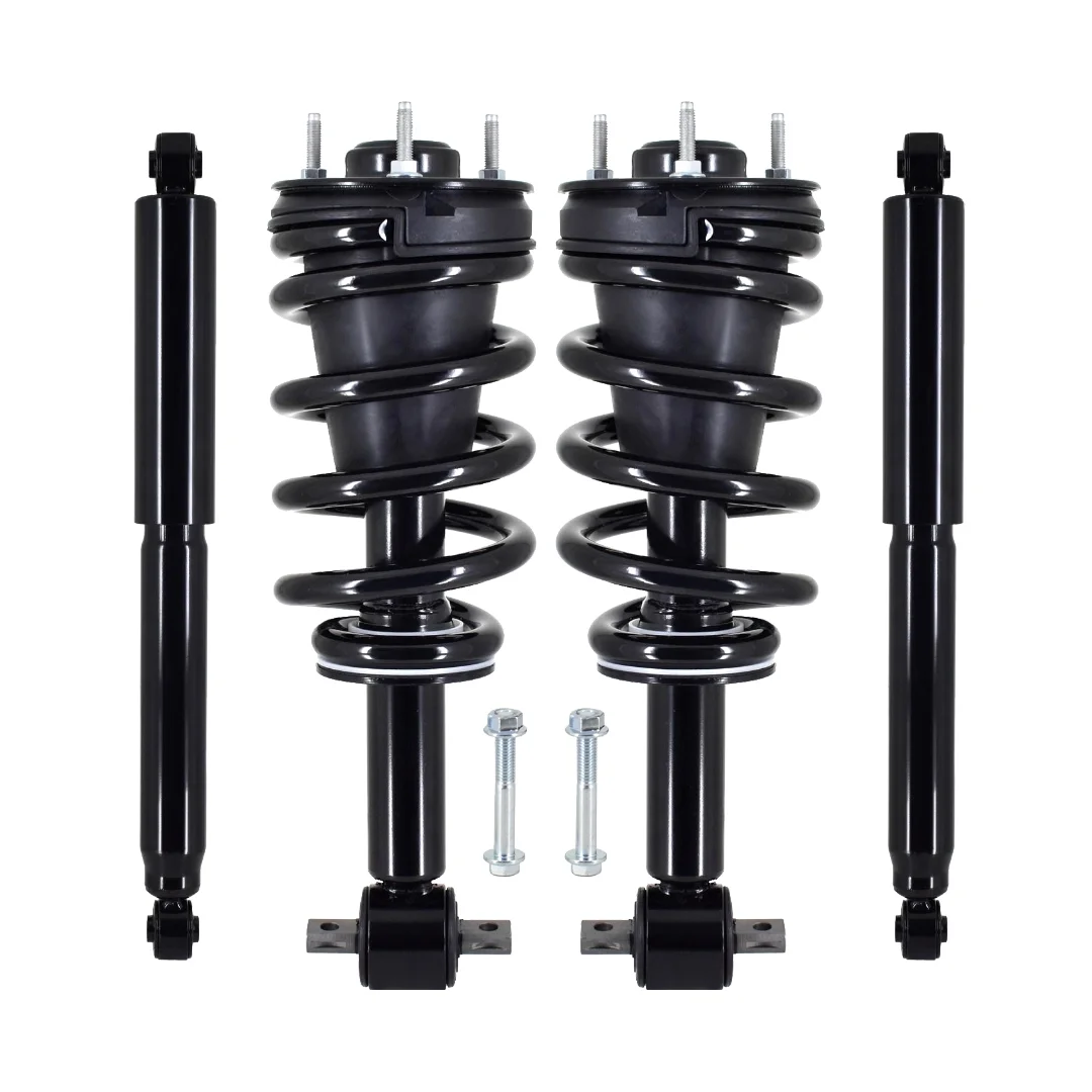 Set of 4 Front-Rear Quick Complete Strut-Shock For 2007-2014 GMC Yukon XL 1500 SLE, SLT