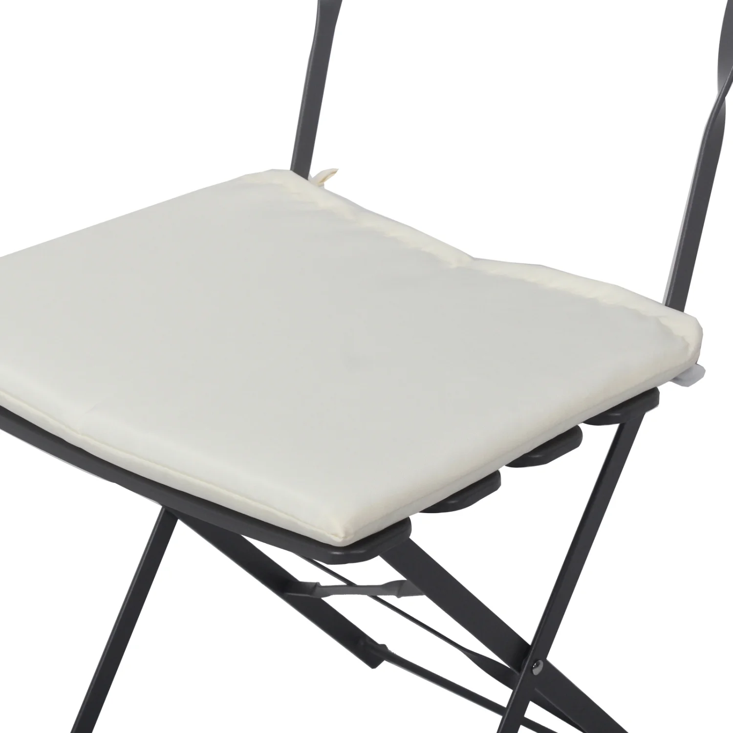 3 Pieces Patio Bistro Balcony Metail Chair Table Set-Gray