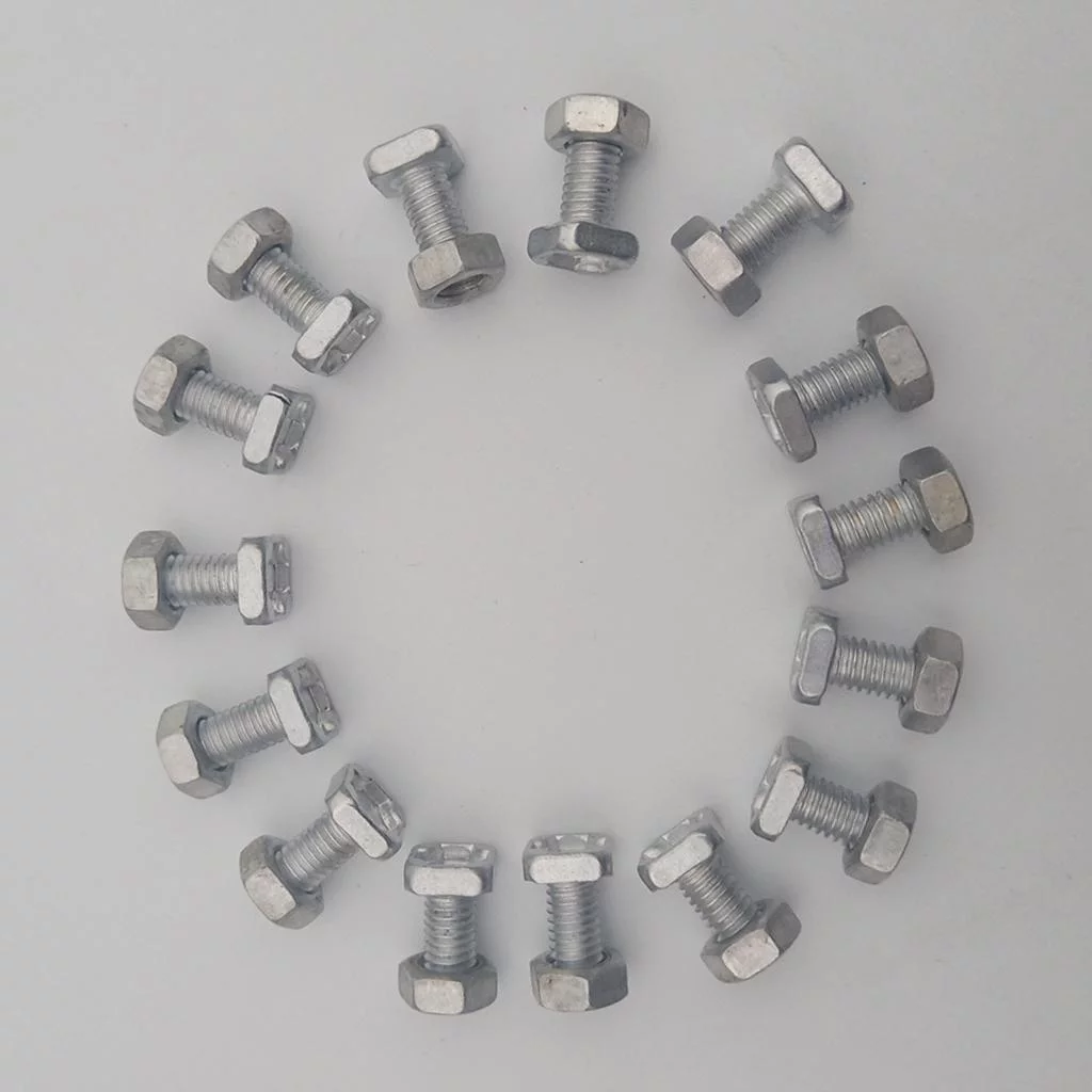 45 Pieces Aluminium Alloy Square Head Greenhouse Nuts And Bolts Replacement