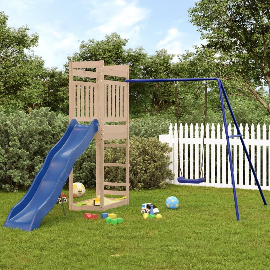 Dcenta Playset Solid Wood Pine